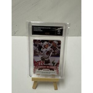 Connor Bedard 2023 UD Collection Rookie #20 GMA 10 Gem Mint Blackhawks RC